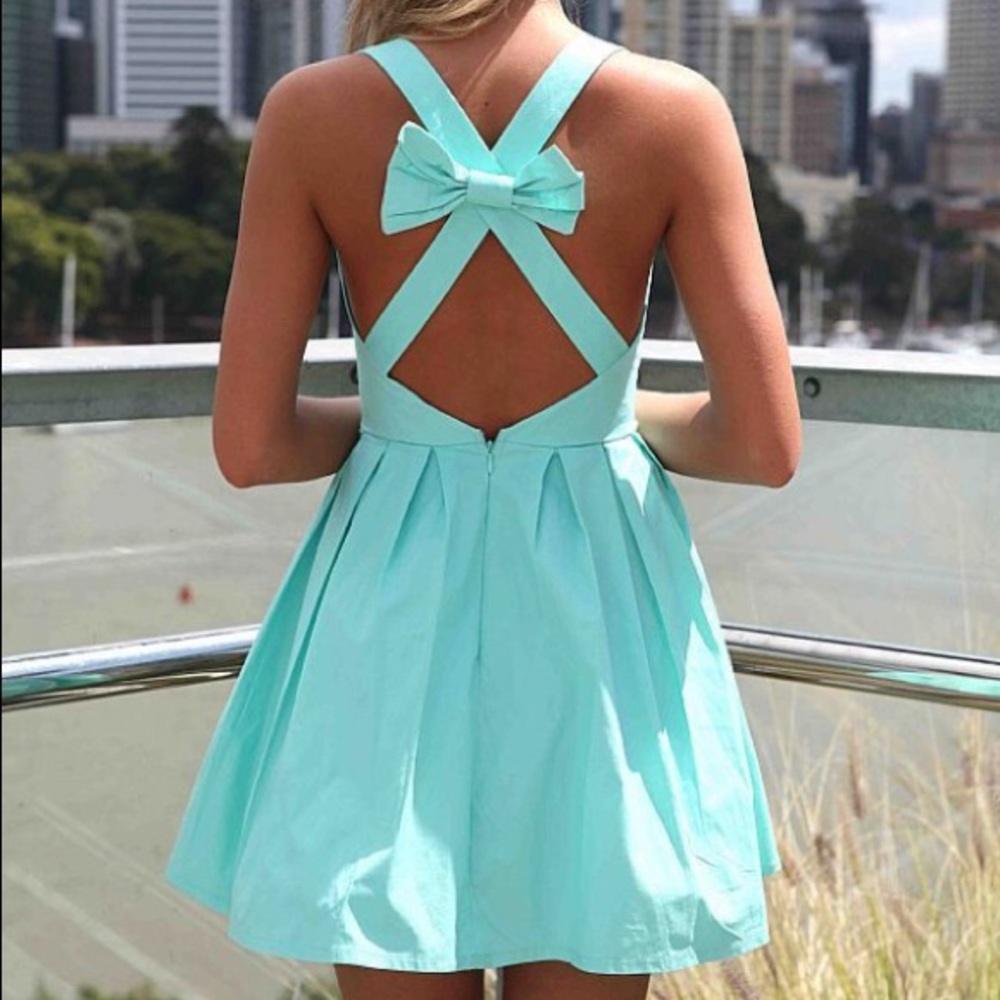 Blessed Angel bow dress - AU sz 10 fits US sz 4-6